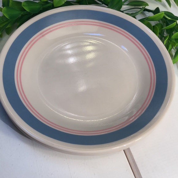 Corelle Colonial Blue Bread Plates Set of 4 VTG Corelle Lunch - Picture 8 of 10